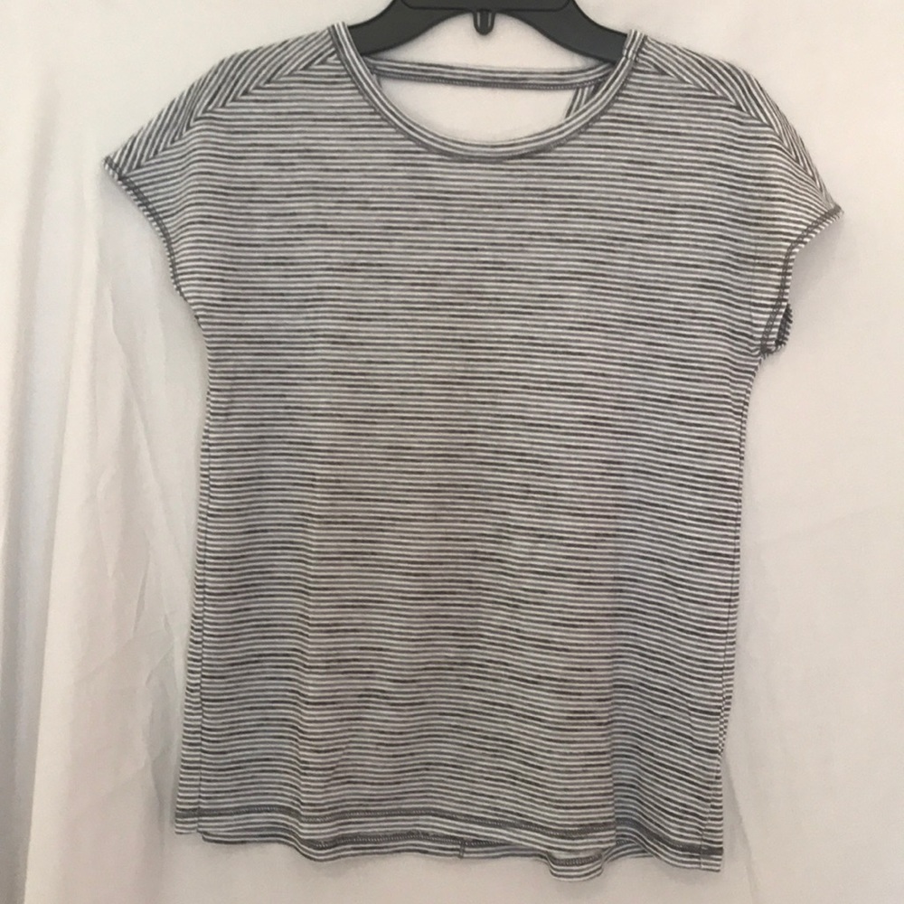 Athleta Girl Short Sleeve Stripe Tee